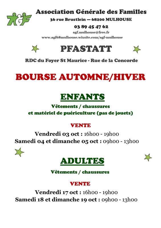Bourse automne hiver