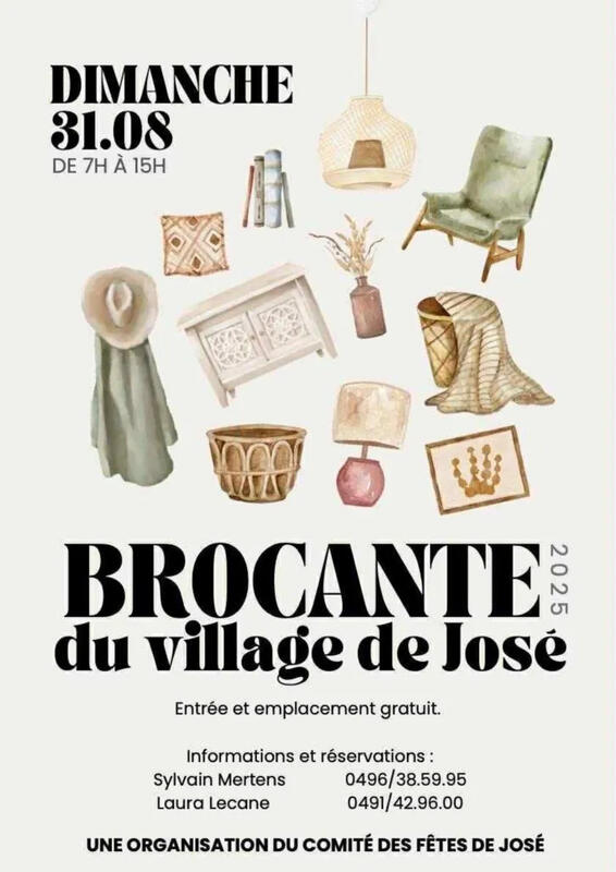 Grande brocante annuelle du village de josé