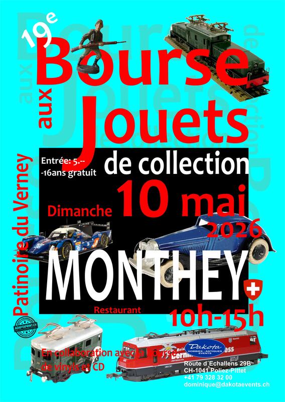 19e bourse de jouets de collection de monthey